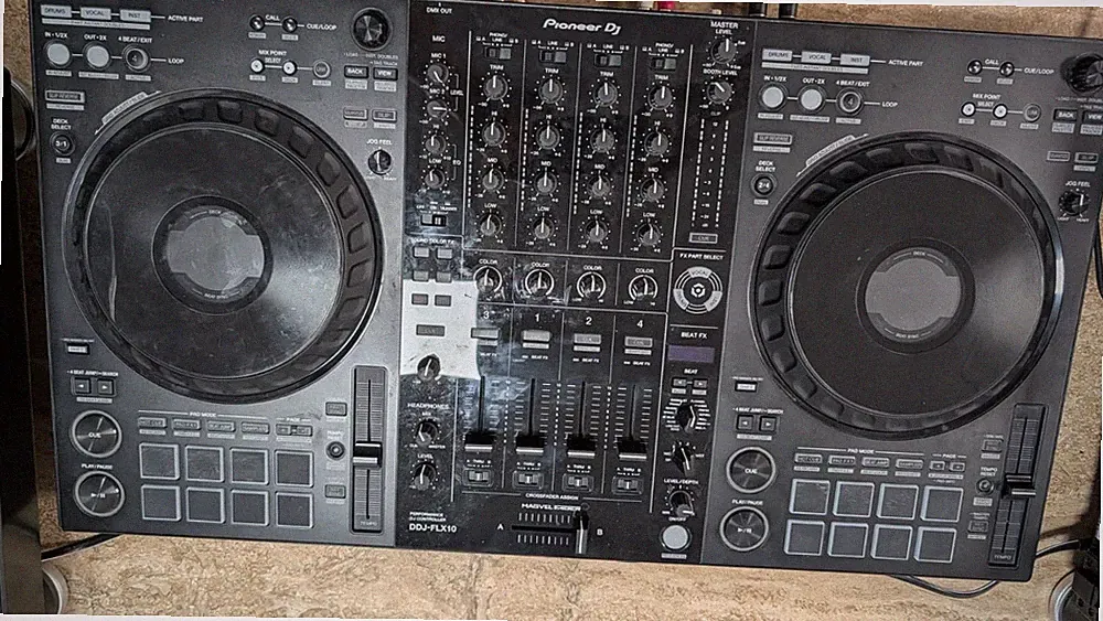 Pioneer 4-Channel DJ Controller - Black (DJ DDJ-FLX10)