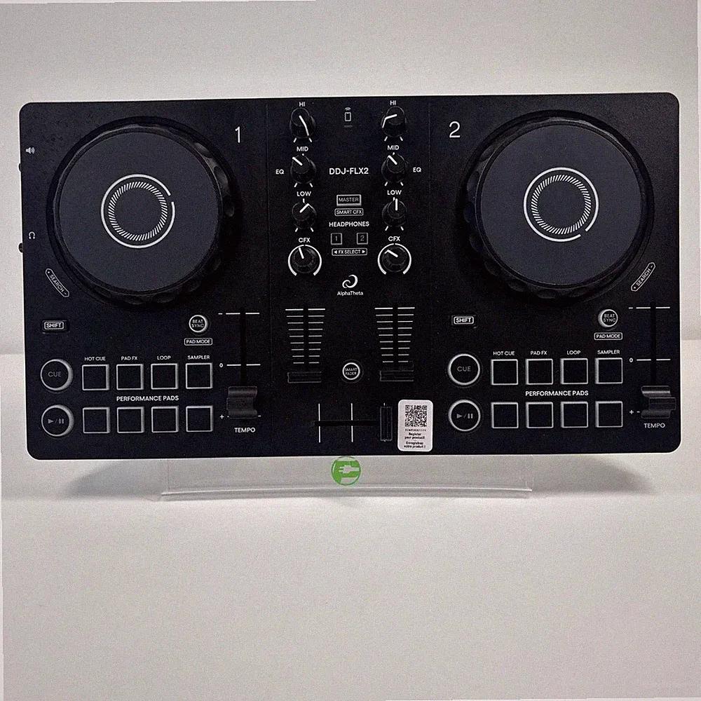 Pioneer Alpha Theta DDJ-FLX2 Compact 2-Channel Serato DJ Controller