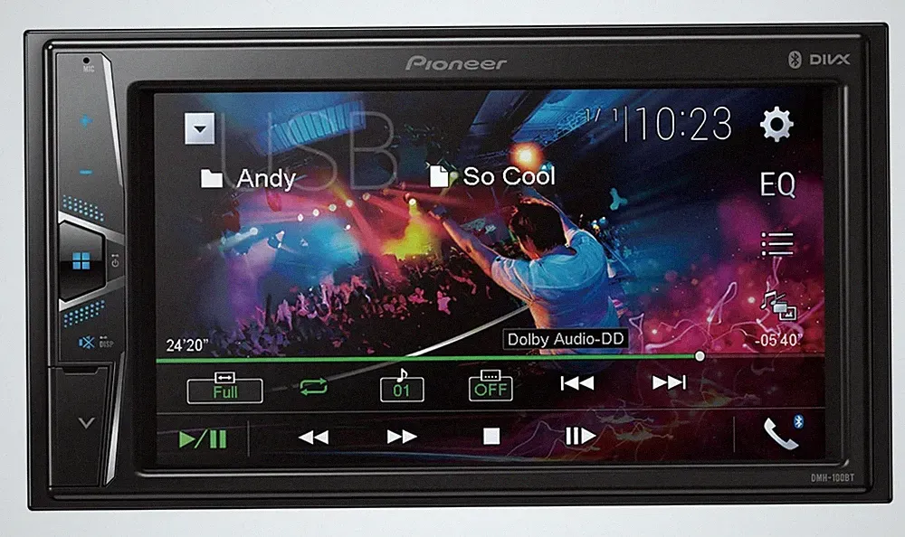 pioneer double din car stereo