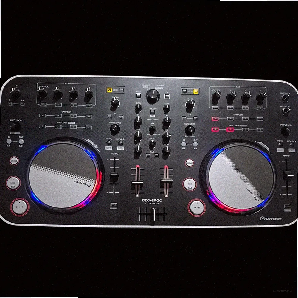 Pioneer DDJ-ERGO-V DJ Controller 2-Channel USB Bus-Powered Mixer Virtual DJ Deck