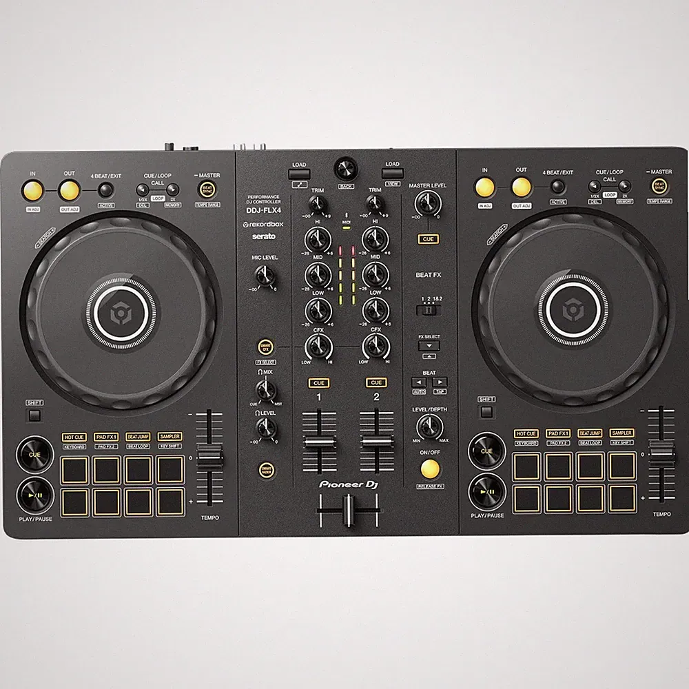 Pioneer DDJ-FLX4 2-Channel DJ Controller for Rekordbox & Serato DJ Lite