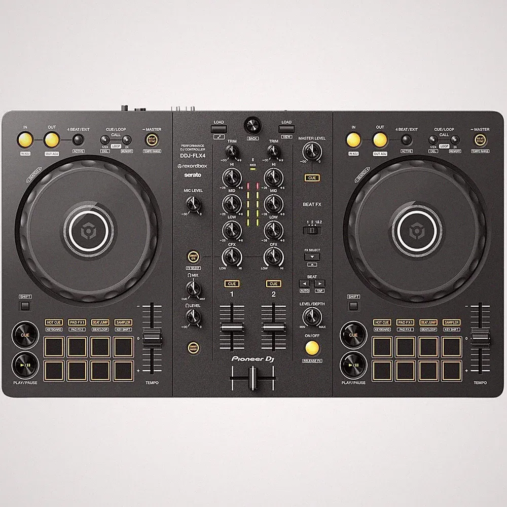 Pioneer DDJ-FLX4 2-Channel Serato Lite Rekordbox Software DJ Controller