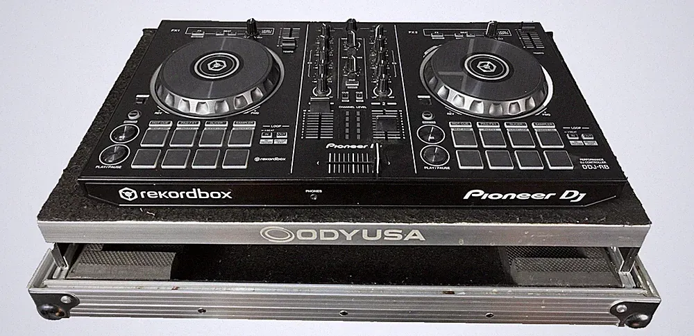 Pioneer DDJ-RB 2-Channel Rekordbox DJ Controller W/ ODYUSA Hard Flight Case