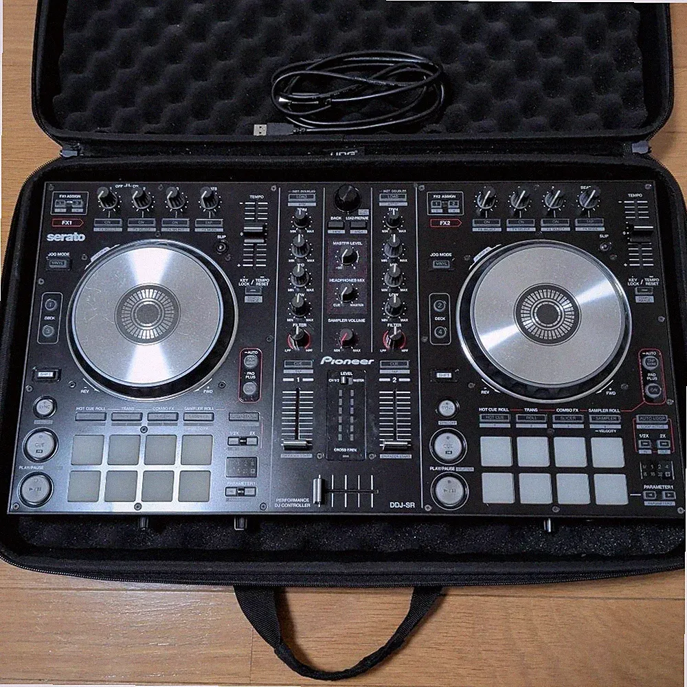 Pioneer DDJ-SR 2-Channel Serato DJ Controller w/ UDG Carrying Case USB Cable