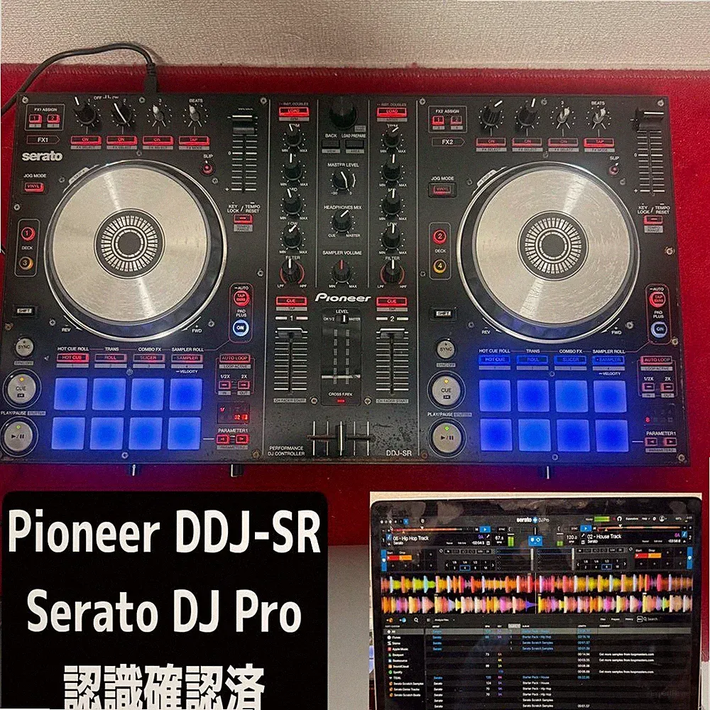 Pioneer DDJ-SR Serato DJ Pro Controller USB 4-Deck Tested Working from Japan
