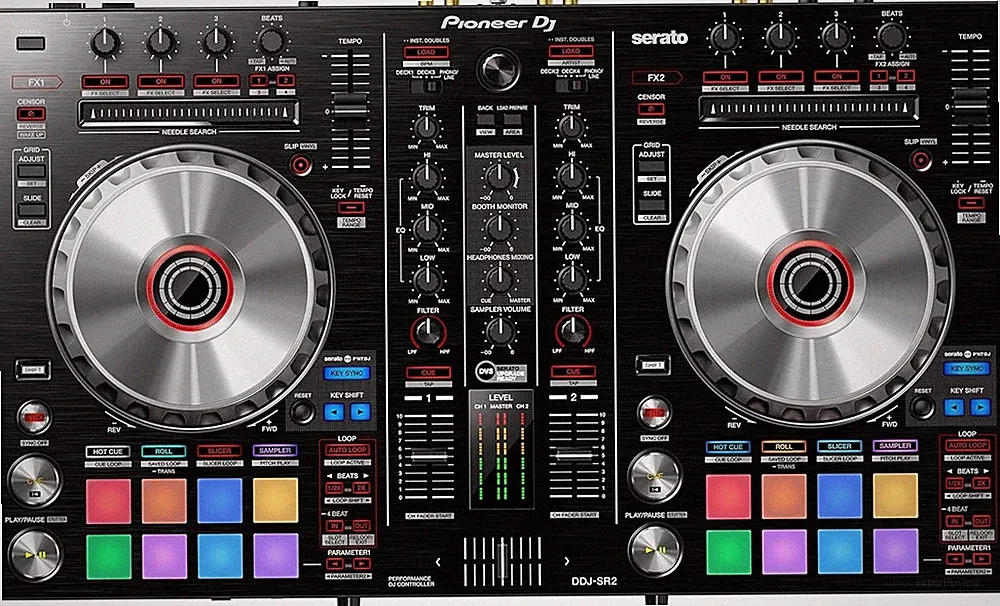 Pioneer DDJ-SR2 DJ Controller Black rekordbox SERATO Studio 2ch Sound Music USED