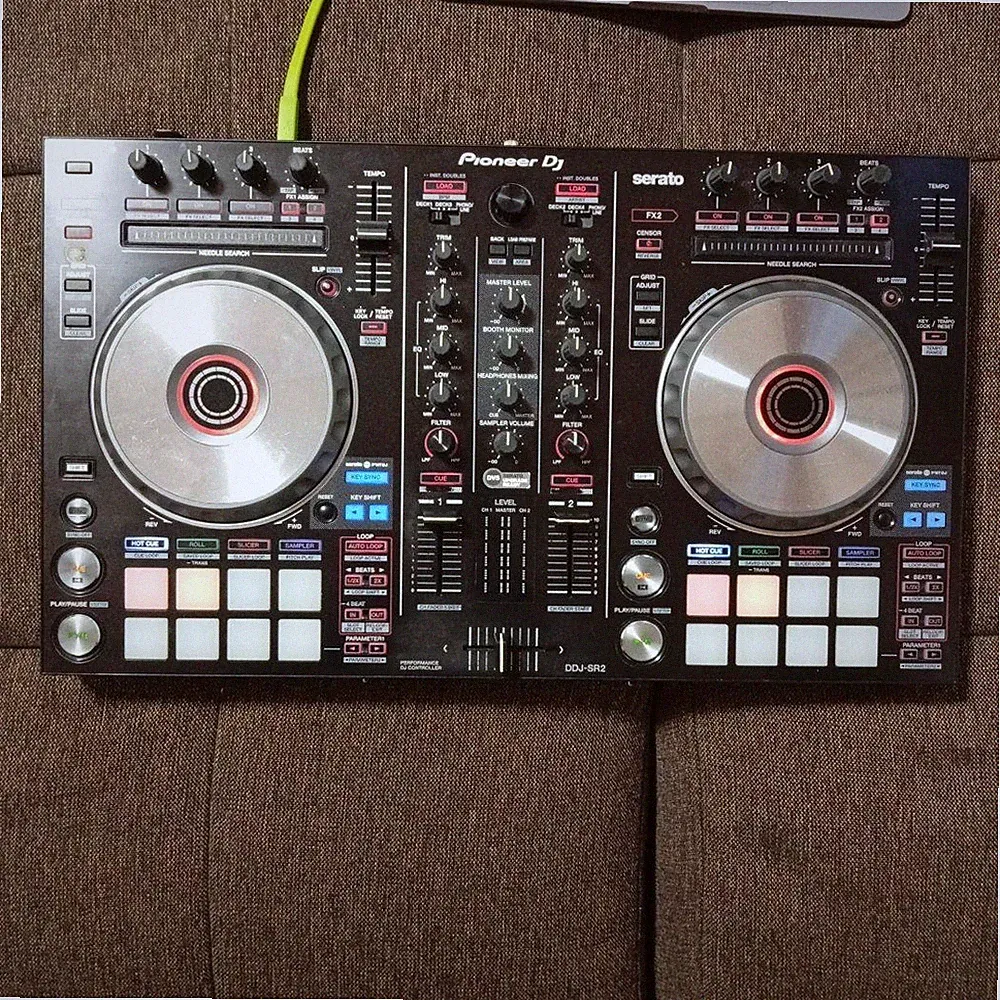 Pioneer DDJ SR2 Serato DJ Controller w AC Adapter USB Cable Tested Working Japan