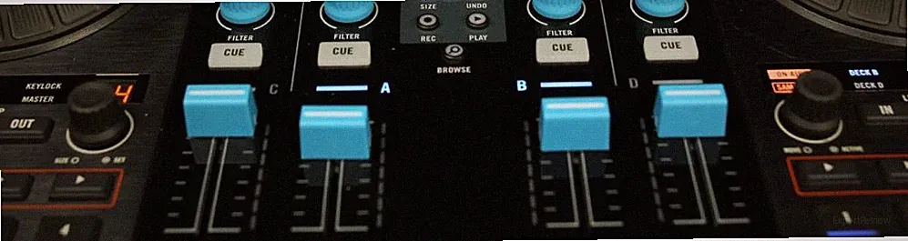 PIONEER DDJ-SX SZ RANE DJ 61 62 64 68 DENON NUMARK SERATO BLUE FADER CAP KNOB