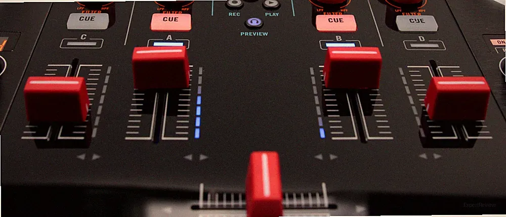 PIONEER DDJ-SX SZ RANE DJ 61 62 64 68 DENON NUMARK TRAKTOR RED FADER CAP KNOB