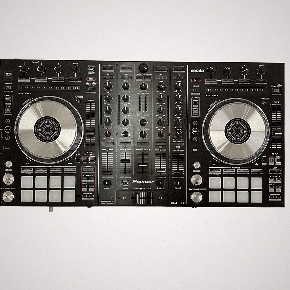 Pioneer DDJ-SX2 4-Channel Serato DJ Controller 16 Pads DVS Ready Used w/Adapter
