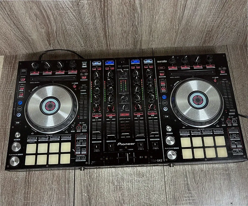 Pioneer DDJ-SX2 Performance DJ Controller With AC Power Adapter Tested.