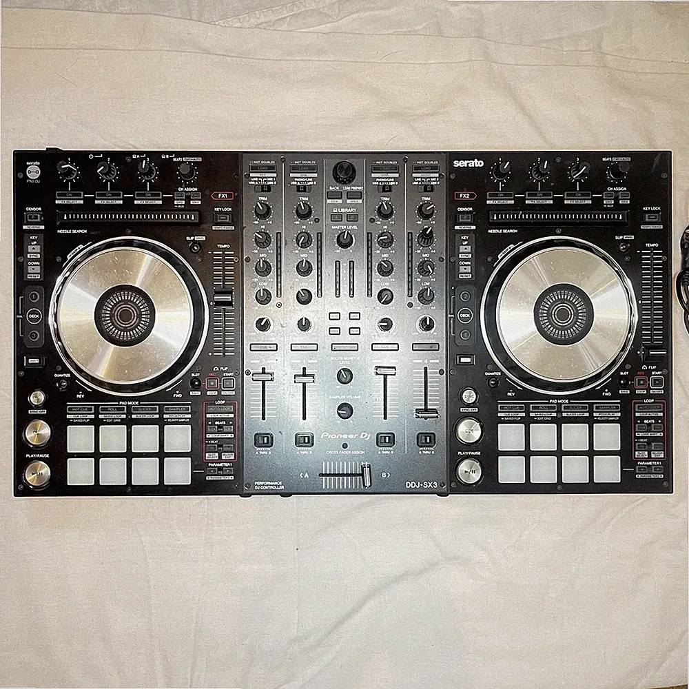 Pioneer DDJ-SX3 Performance 4-Channel Serato DJ Controller Power Extra Cords