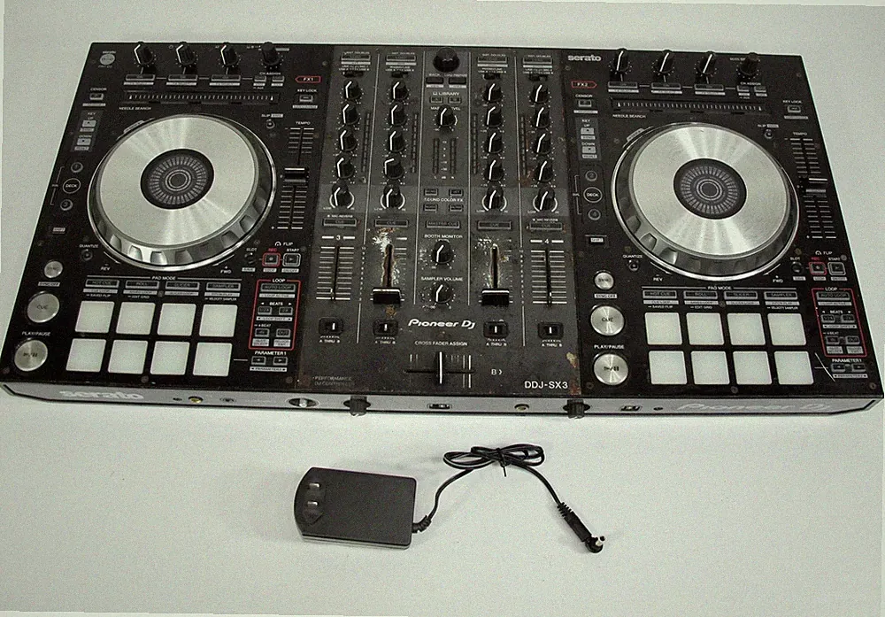 Pioneer DDJ-SX3 Performance 4-Channel Serato DJ Controller With Power Cord
