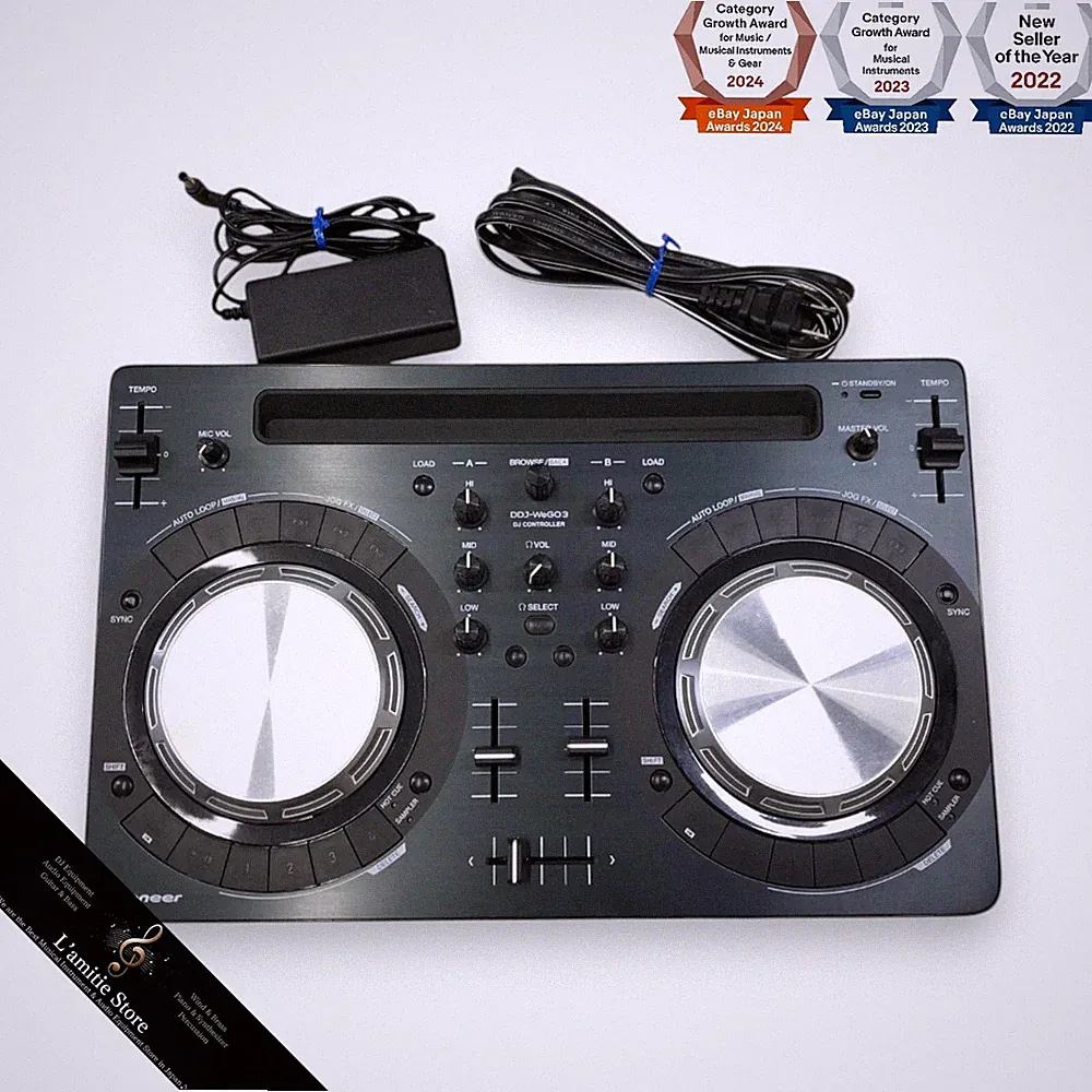 Pioneer DDJ-WEGO3 Black DJ Controller 2-Channel Beginner DDJWEGO3K DDJ-WEGO3-K