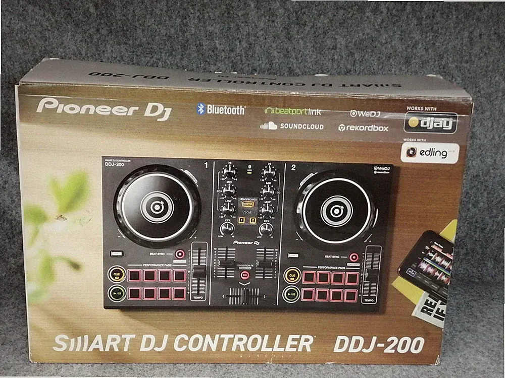 PIONEER DDJ200 DJ Controller Beginner Friendly Midi Console Pro Compact