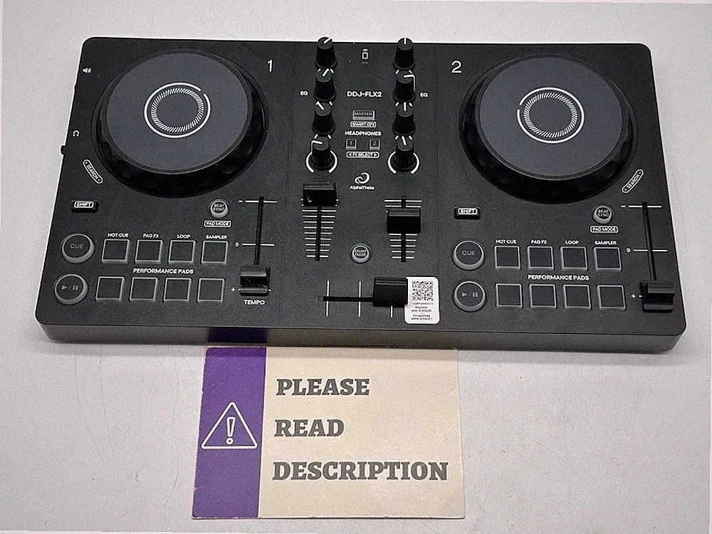 Pioneer DJ AlphaTheta DDJ-FLX2 Compact 2-Channel DJ Controller