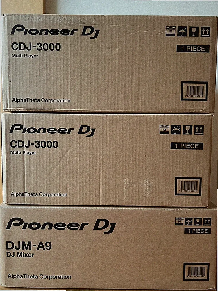 Pioneer DJ CDJ 3000 Pair + DJM-A9 DJ Controller Mixer NEW Fast Shipping!!