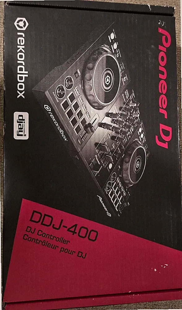 Pioneer DJ DDJ-400 2-Deck 2-Channel Controller Rekordbox, Pads, Filter