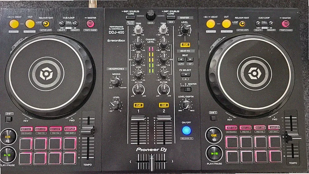 Pioneer DJ DDJ-400 DJ Controller Rekordbox - Black