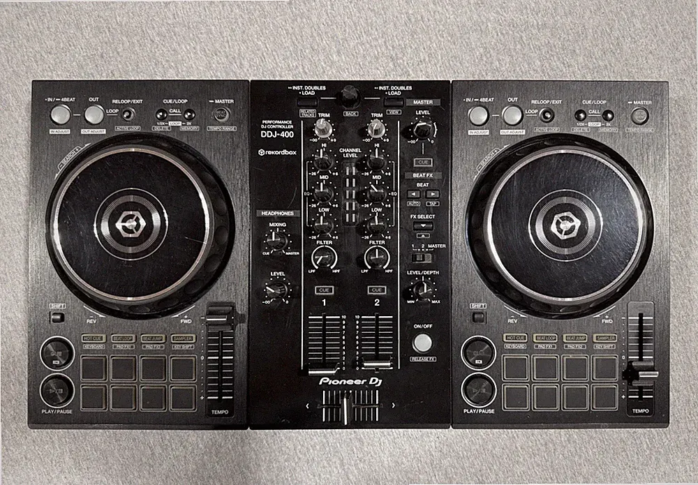 Pioneer DJ DDJ-400 Double Deck Controller - Black