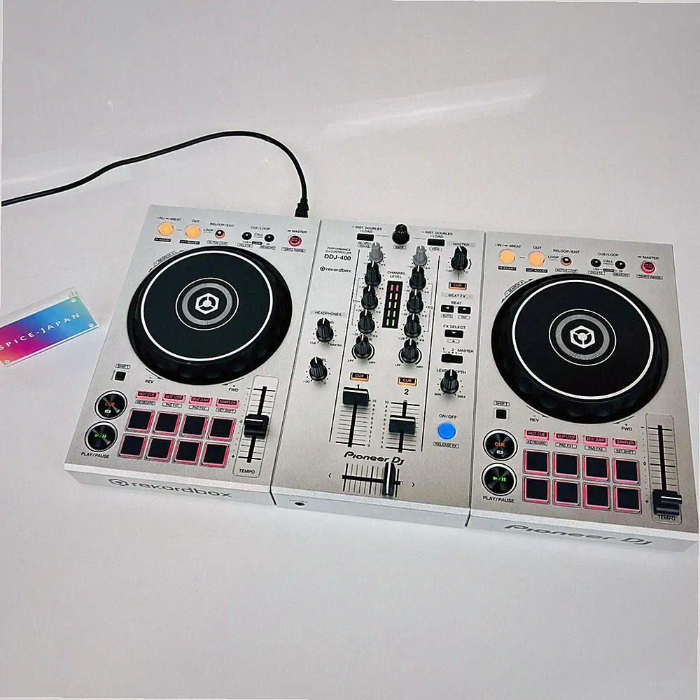 Pioneer DJ DDJ-400-S Silver Limited Color 2ch DJ Controller DDJ400 Japan Used