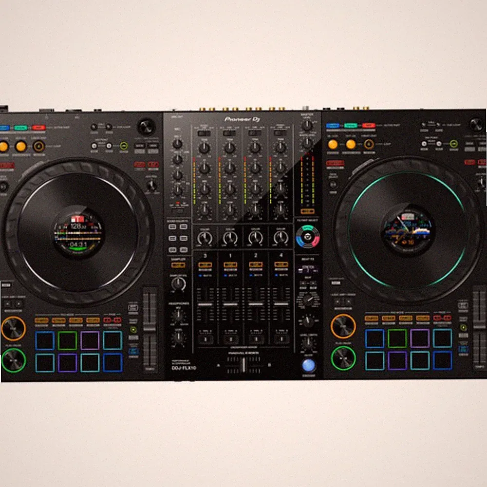 Pioneer DJ DDJ-FLX10 4-Channel DJ Controller for rekordbox and Serato DJ Pro (Bl