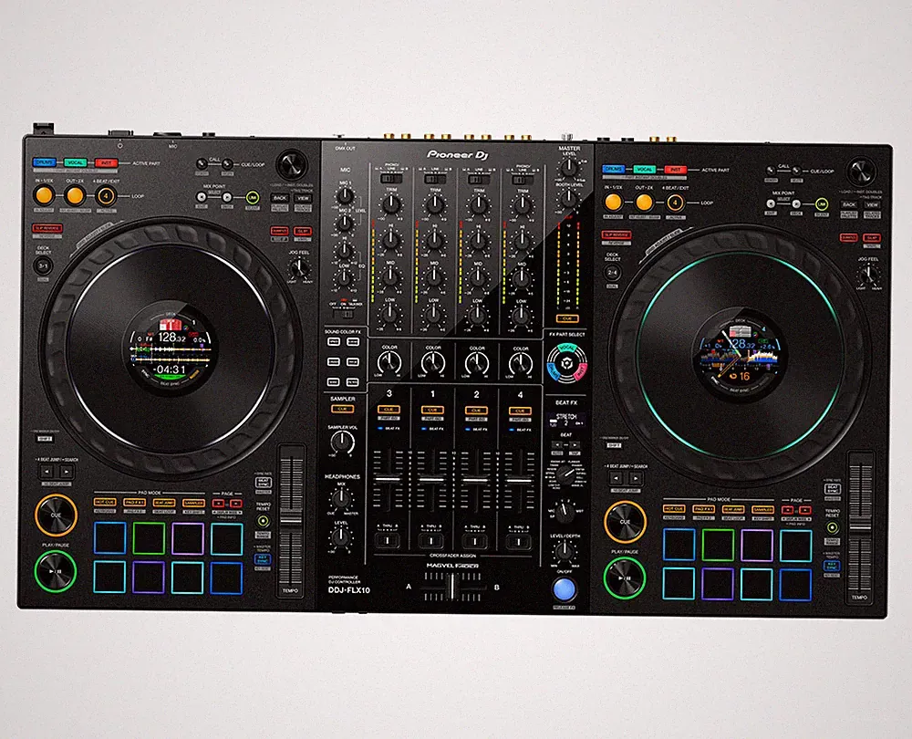 Pioneer DJ DDJ-FLX10 4-Channel DJ Controller for Serato Pro / Rekordbox