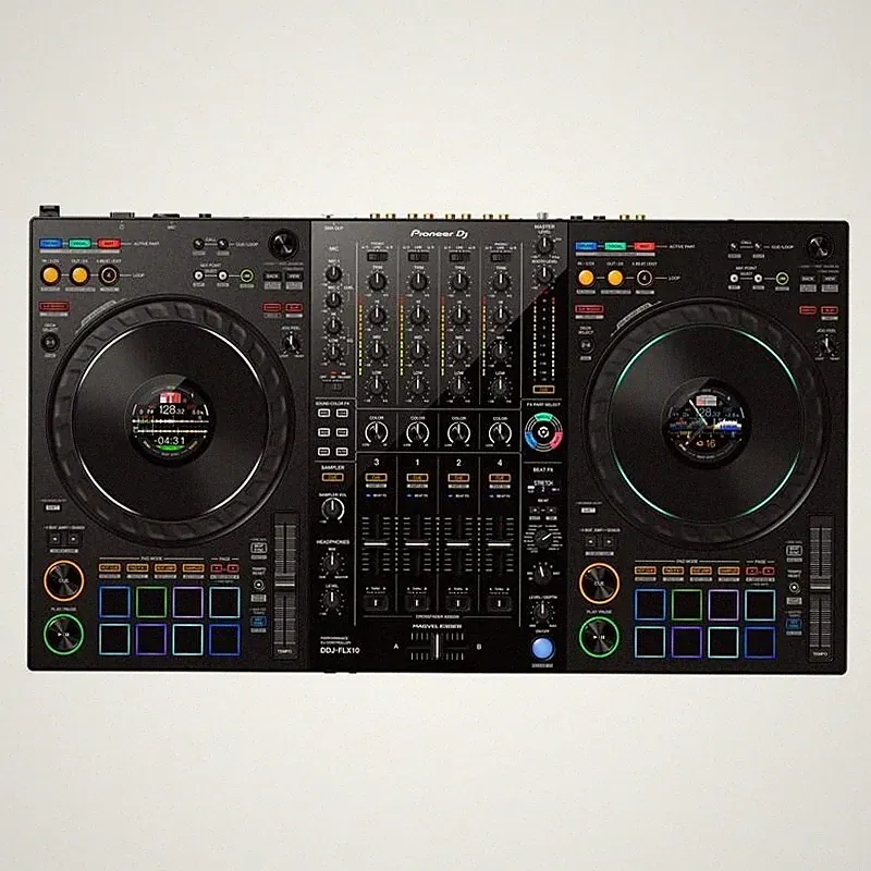 Pioneer DJ DDJ-FLX10 4-Channel DJ Controller with Multi-App Support