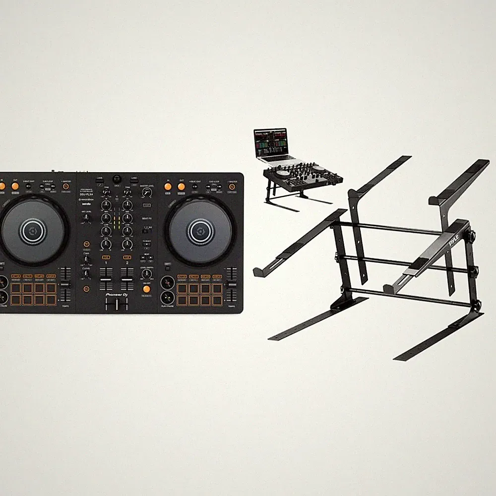 Pioneer DJ DDJ-FLX4 2-deck Rekordbox and Serato Controller + Pyle...
