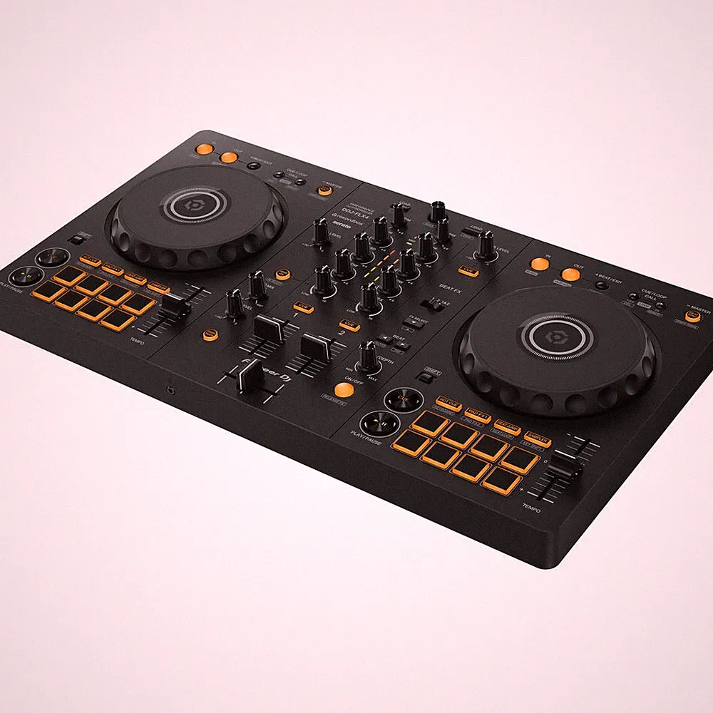 Pioneer DJ DDJ-FLX4 2-deck Rekordbox and Serato DJ Controller - Graphite