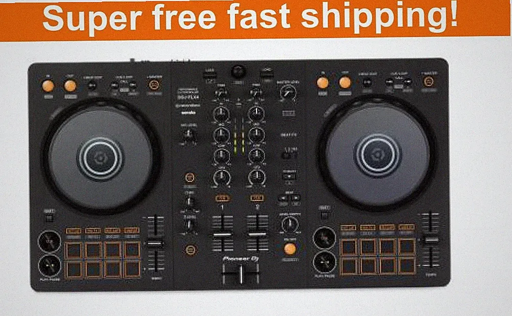 Pioneer DJ DDJ-FLX4 2-deck rekordbox and Serato DJ Controller - Graphite -NEW