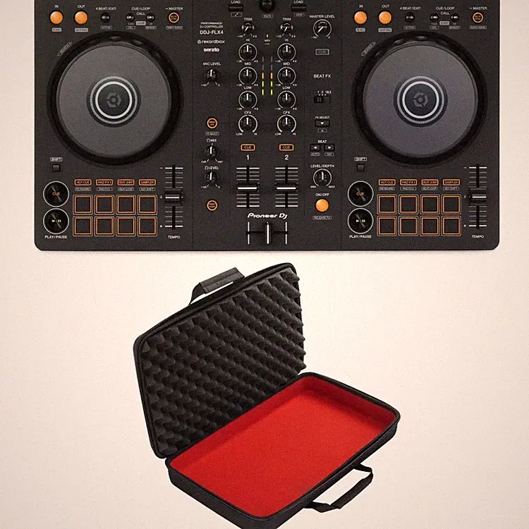 Pioneer DJ DDJ-FLX4 2-deck rekordbox/Serato DJ Controller with Odyssey
