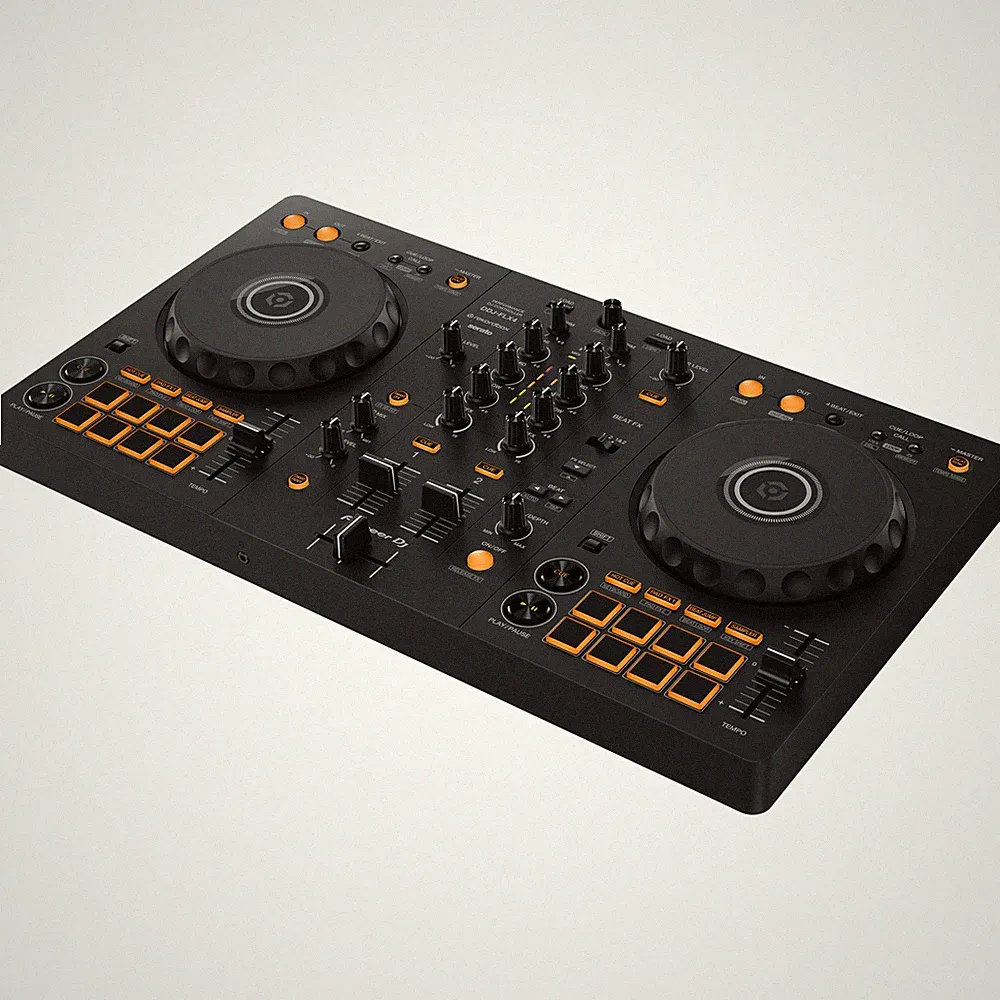 Pioneer DJ DDJ-FLX4 Portable 2-Channel rekordbox DJ and Serato Controller