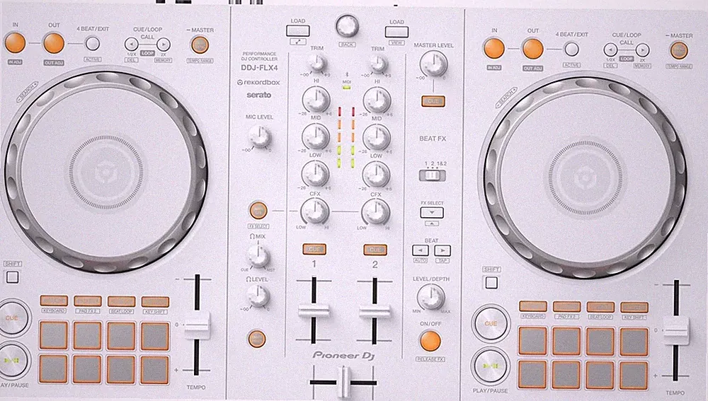 Pioneer DJ DDJ-FLX4-W 2-Channel DJ Controller Rekordbox Serato DDJFLX4W NEW