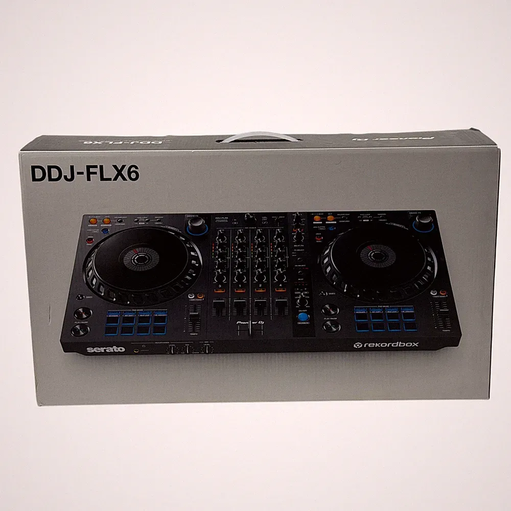 Pioneer DJ DDJ-FLX6 4-Channel DJ Controller for Rekordbox and Serato DJ Pro