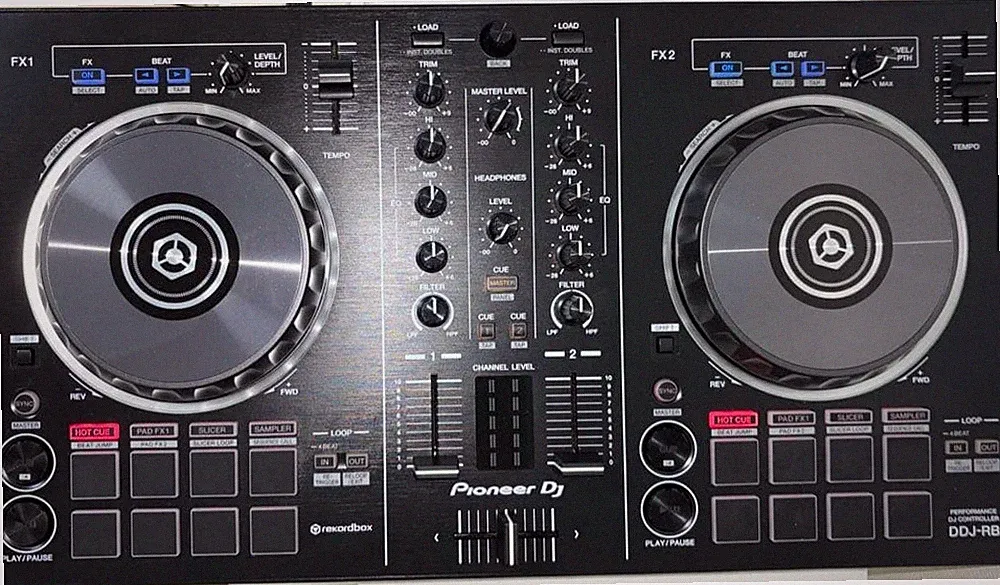 Pioneer DJ DDJ-RB 2-Channel DJ Controller for Rekordbox Black Tested Japan