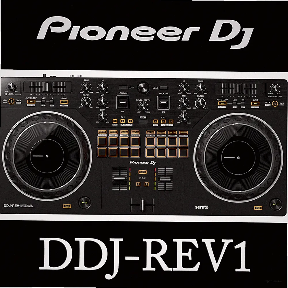 Pioneer DJ DDJ-REV1 2-Channel Scratch Serato DJ Controller for Open Format DJs