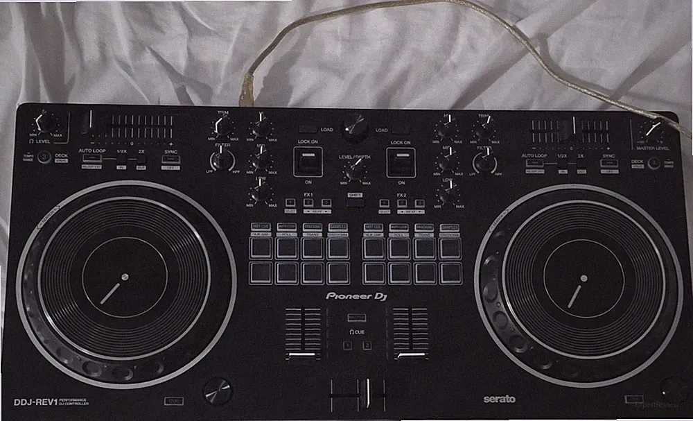 Pioneer DJ DDJ-REV1 2-Deck 2-Channel DJ Controller w/ Mixer Loop/Sampler Black