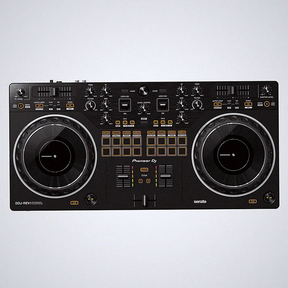 Pioneer DJ DDJ-REV1 Scratch-Style 2-Channel DJ Controller for Serato DJ Lite,...