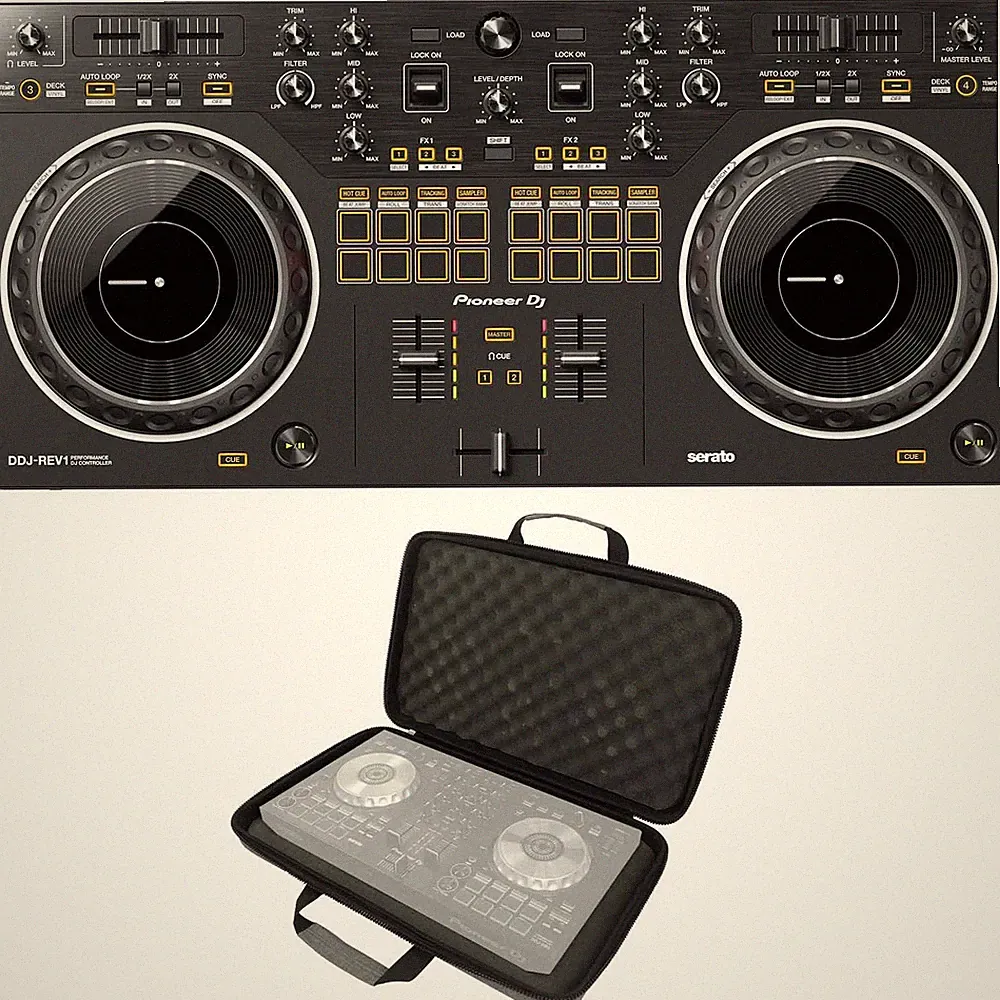 Pioneer DJ DDJ-REV1 Scratch Style 2-Channel DJ Controller w Soft Case