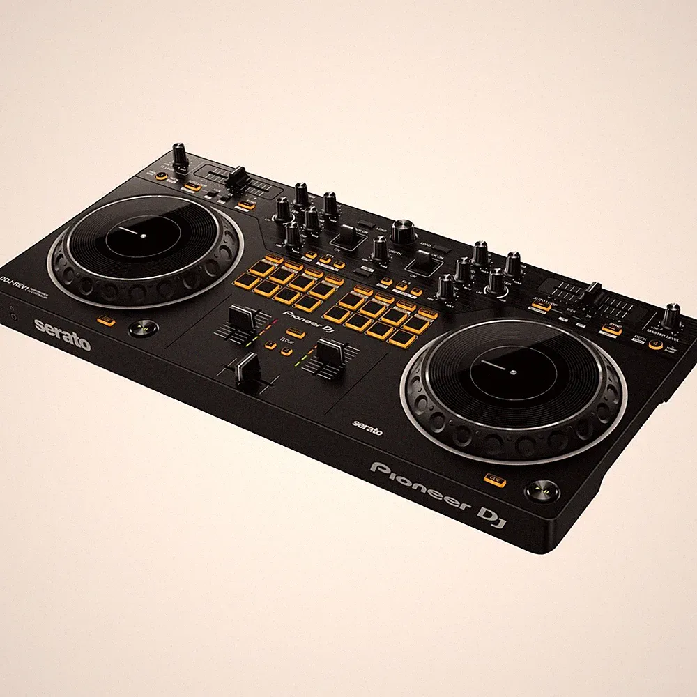 Pioneer DJ DDJ-REV1 Two-Channel Battle Style DJ Controller For Serato