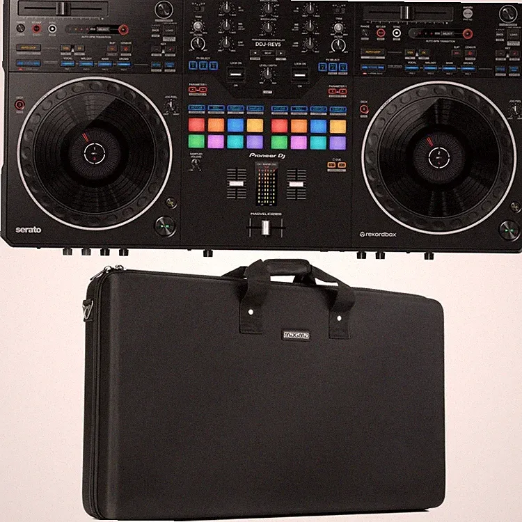 Pioneer DJ DDJ-REV5 4-deck DJ Controller with Stem Separation and Carrying Case