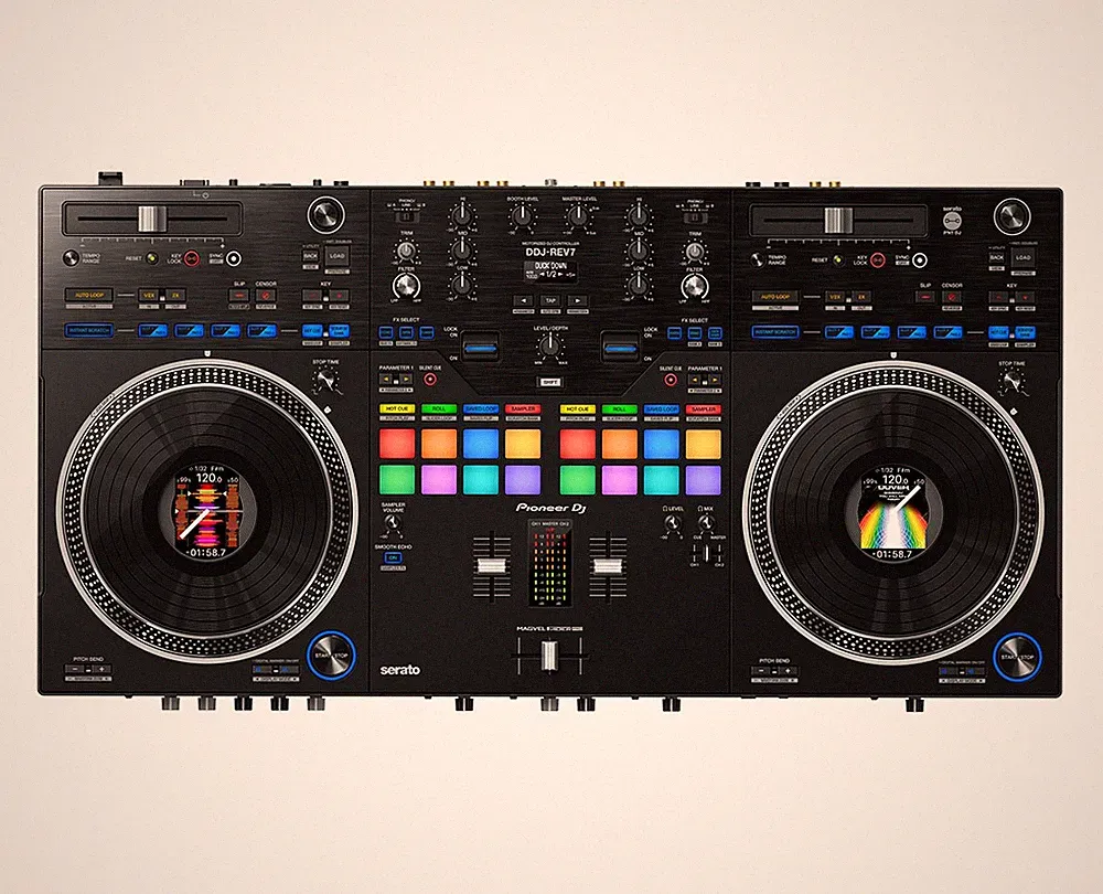 Pioneer DJ DDJ-REV7 Battle/Scratch DJ Controller w/Serato DJ Pro NO ORIG BOX