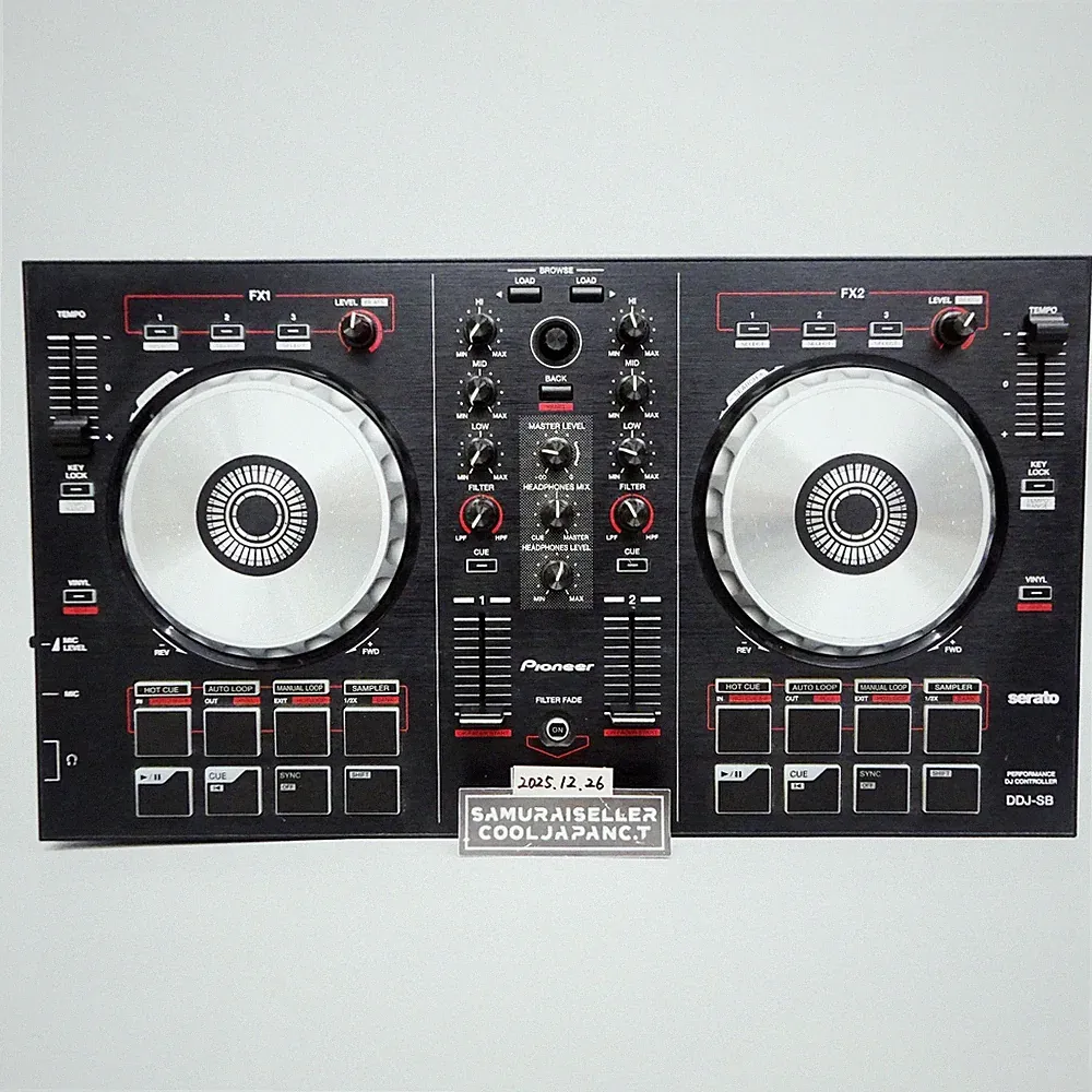 Pioneer DJ DDJ-SB Black Serato DJ Controller from Japan Used