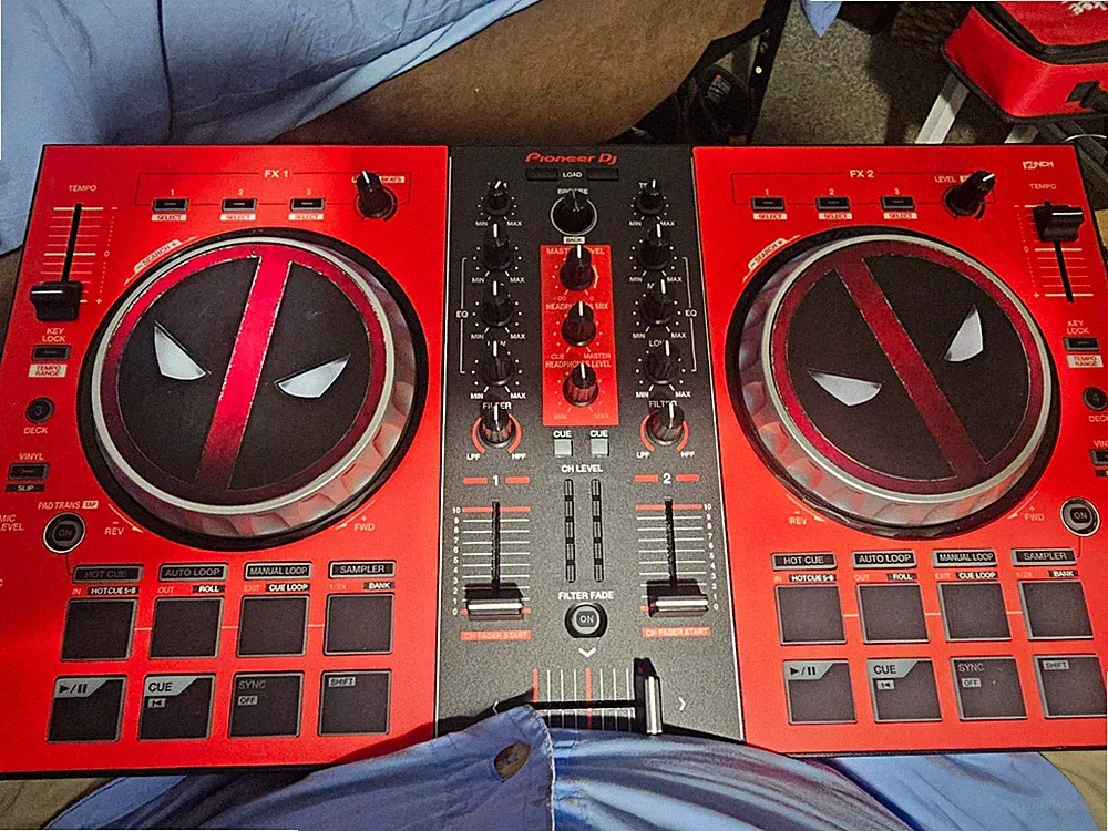 Pioneer DJ DDJ-SB2 Red/Black 2-Deck 2-Channel DJ Controller w/ Built-in Mixer