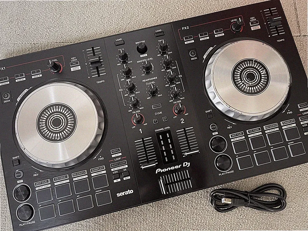 Pioneer DJ DDJ-SB3 2-Channel Serato DJ Controller Black USB Powered Tested Works