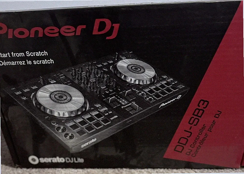 Pioneer DJ DDJ-SB3 Black 2-Channel 2-Deck Serato DJ Controller