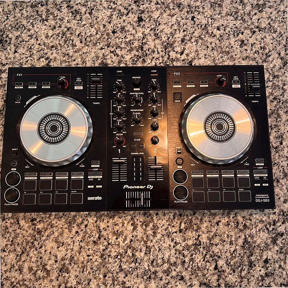 Pioneer DJ DDJ-SB3 Black 2-Channel Serato DJ Controller 16 Pads
