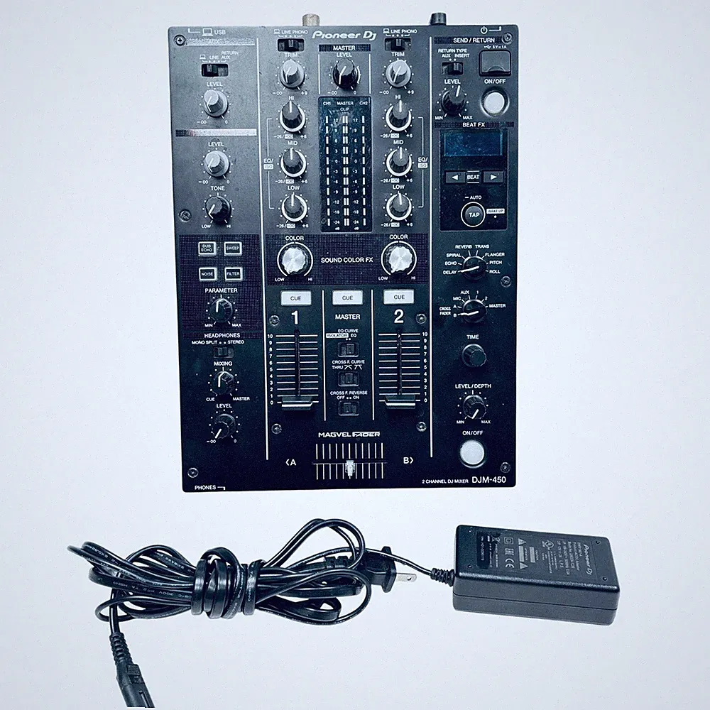 Pioneer DJ DJM-450 2-Channel DJ Mixer Black