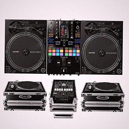 Pioneer DJ DJM-S11 Battle Mixer + 2 DJ PLX-CRSS + 1 DJM-S11 case + 2 FZ1200
